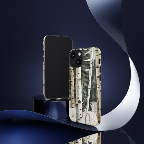 Winter Aspen Trunks - Impact Resistant Phone Case